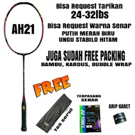 99 PRO IMPORTED SUPER FLEXIBLE CARBON BADMINTON RACKET 24-32 lbs ALREADY FREE BAG AND INSTALLED STRI