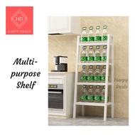 Happy Deals 4 Tier Multipurpose Shelf Shelves Rack Rak Besi Home Living Office A-Rack A Rack 5 Layer
