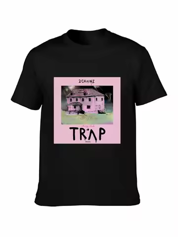 Men t-shirt 2 Chainz - Pretty Girls Like Trap Music T Shirt(1) tshirt Women t shirt