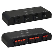 Xtrempro สวิตช์61050 2ถึง4ลำโพง Way 1 In 2 Out To 1 In 2 Out To 1 In 4ตัวเลือกลำโพงสเตอริโอคู่คู่ W/