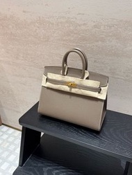 Hermès Birkin 25 大象灰 外縫 U刻手提包