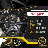 Raxer 17 X 8.0JJ 8X100/114.3 Gunmetal