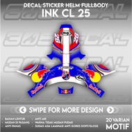 Sticker Decal Helm INK CL25 part 1 | decal helm | decal sticker
