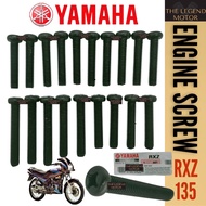 RXZ Engine Cover Enjin Screw Skru Skrew ENJINE Casing Kiri Kanan Magnet Clutch Cover Hijau Original Thai Yamaha