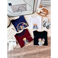 J767<ready stock> Baby Boy Short Sleeves Top RL小熊短袖上衣b
