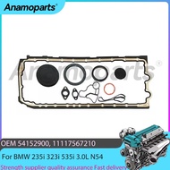 Engine Oil Pan Gasket Set Oil Cooler Seal Fit 3.0L l6 GAS DOHC For BMW M135i 335i 435i 535i 640i xDr