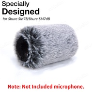 HOT Pop Filter for Shure SM7B Microphone Noise Reduction Furry Windscreen Microphone Muff Wind Cover