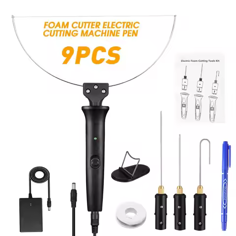 18W Electric Foam Cutter Kit Foam Cutting Pen Adjustable Temperature Hot Wire Cutter Styrofoam Cutti