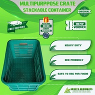 ARNETH PREMIUM PLASTIC CRATE / MULTIPURPPOSE CRATE / STACKABLE CONTAINER