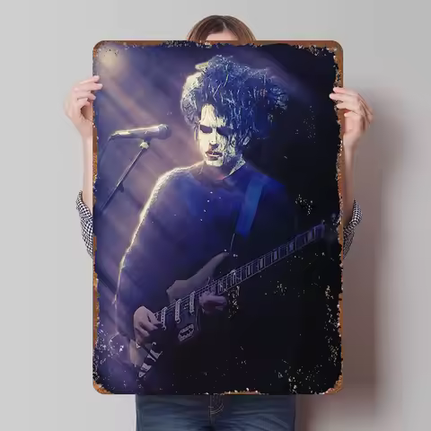 Superstars of Robert Smith Tin Plaque Poster Customized Wall Art Retro Vintage Metal Signs for Room 
