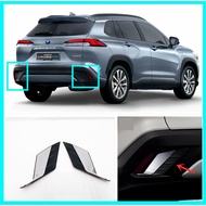 Toyota Corolla Cross 2021 - 2023 REAR BUMPER REFLECTOR ABS CHROME COVER TRIM 2 PCS / SET