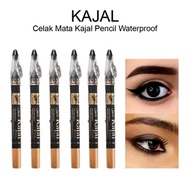 MATA Kajal Eyeliner Waterproof Black Eyebrow Pencil/