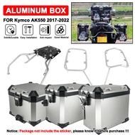 Aluminum Top Case Box Panniers Rack For Kymco AK550 2017-2022 Motorcycle Tail Trunk Saddlebag Luggag
