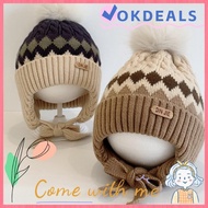 OKDEALS Kids Earmuffs Cap, 2-5 Year Baby Warm Baby Knitted Hat,  Thicken Windproof Children Head Cov
