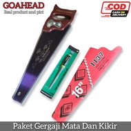 ( Lebih Hemat ) Paket Gergaji Cap Mata Dan Kikir - Geregaji Import Carl Schlieper Dan Kikir - Kikir