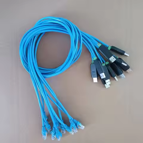 JK-BMS Seplos BMS RJ45 RS485 XR-6022D/6032D RS232 USB Adapter Connect BMS And Computer PC Software