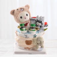 [Angelflorist.com] Diaper Cake - Bear
