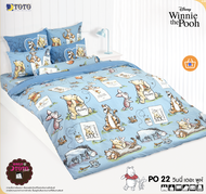 TOTO ชุดผ้าปูที่นอนโตโต้ 3.5/5/6 ฟุต + นวมใหญ่ (ครบชุด หรือเฉพาะผ้านวม ตามตัวเลือกสินค้า) ลายลิขสิทธ