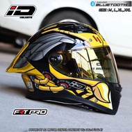 หมวกกันน็อคเต็มใบ ID รุ่น FRT PRO ใหม่ล่าสุด ผ่านมาตรฐาน มอก. และ ECE 22-06 ทรงสปอร์ตสุดเท่! M L XL 