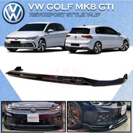 VOLKSWAGEN GOLF MK8 GTI R LINE REVOZPORT FRONT LIP BUMPER SKIRT LIP VW GOLF 8 RLINE GTI V-LIP DEPAN 
