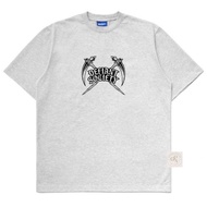 Nisa Clothing Warehouse - Simple Short Sleeve T-Shirt for Men and Women DEFIANT SOCIETY Misty Grey C