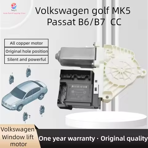 For VW Jetta Golf 5 2003-2009 Passat B6 window regulator motor and module 1K0959701K 1K5837402P 1K09