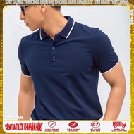 Men's Polo Shirt - Cotton Polo T-shirt Absorbs Sweat