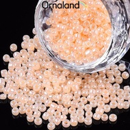 1pound Glass Seed Beads Ceylon Round Bisque 12/0 2mm Hole: 1mm 30000pcs/pound