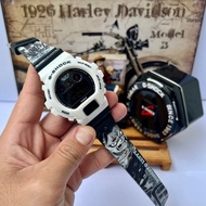 Custom Monkey D Luffy G shock One Piece Dw6900 jam tangan lelaki, free box gshk, murah