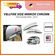 Toyota Vellfire accessories ANH20 2008-2014 side mirror chrome liner cover vellfire car accessories