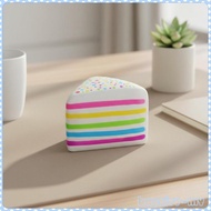 [BaosityMY] Sprinkle Cake Cake Slice Relaxation Gadget Soft Texture for Kids, Office, School