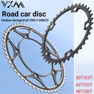 VXM Foldable Self-owned Road Bike 130BCD Chainring Disc 39/42/46/55/56T Chain Wheel Modified Power D