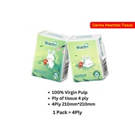 Carina Hearttex Green Tea Handkerchiefs Tissue (7sheets/pack)
