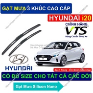 3-Segment Wipers/Durable Rain Wipers for Hyundai i20/ Hyundai i20 Windshield Wipersbag../ Hyundai i2