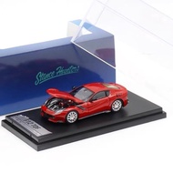 SH 1: 64 Leap Horse F12 TDF Openable Front Cover Alloy Red Car Model