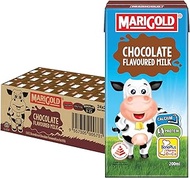 MARIGOLD Chocolate UHT Milk Plain, 24 x 200ml