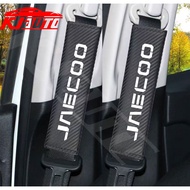 1/2pcs Jaecoo Leather Car Seat Belt Shoulder Protector Pad For Chery Jaecoo J7 J8 Accessories