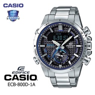 Casio Edifice LIMITED EDITION นาฬิกาข้อมือผู้ชาย สายสแตนเลส รุ่น ECB-800D-1A (ประกัน1ปี)