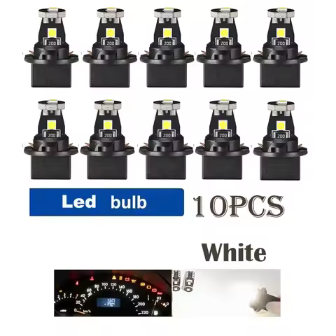 10pcs PC195 PC194 PC168 Twist Socket Gauge Instrument Cluster Dashboard Bulbs Dash Lights T10 194 W5