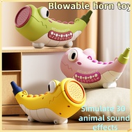 Animal Assembly Call Simulation Animal Sound Whistle Horn Toy Mainan Baby Horn Toy for Kids