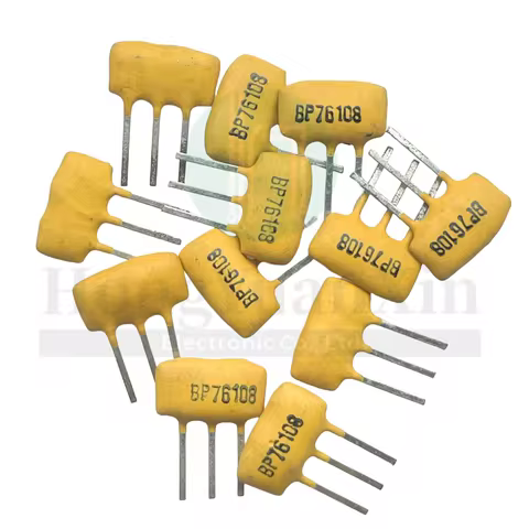 10pcs/ BP76108M High Frequency Bandpass Filter Ceramic Resonator 76-108KHZ Tripod Ceramic Crystal Os