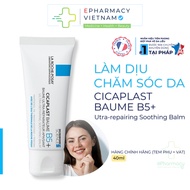 Kem dưỡng LA ROCHE POSAY Cicaplast Baume B5+ Soothing Repairing Balm làm dịu phục hồi da 40ml/ 100ml
