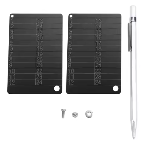 Crypto Seed Phrase Storage Fireproof Aluminum Alloy Backup Plates With Pen for Bitcoin Cryptocurrenc