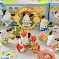 MINISO Sanrio Blind Box Pochacco Flower and Youth Series Trendy Play Table Decoration Cute Handmade Girl Gifts