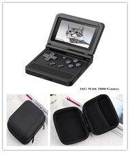 TFKRS เครื่องเล่นวิดีโอเกมมือถือ Q90 Powkiddy 3.0นิ้วโอเพนซอร์ส V90พลิกมินิเกมย้อนยุคอุปกรณ์เล่นเกม