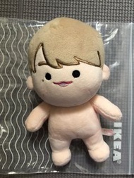 姜丹尼爾 Kang Daniel danielchu 15cm 韓飯 裸娃 公仔衫 娃衣 棉花娃娃 紫色 寶寶連體衣