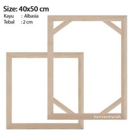 Wooden stretcher 30x40/40x50/40x60 frame - 40x60