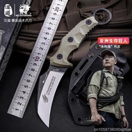 Handao 9Cr18Mov tdoor Tactical Survival Knife G10 Handle Mountaineeri