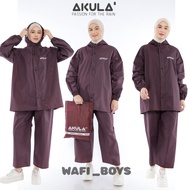 AKULA Men's Raincoat AdultWanita Anti-Leak Pants Set