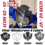 NEW VERSION V6 Yamaha LC135 new V4 V5 V6 V7 (Version 6 V6) Visor Windshield Cowling Lens Visor Screw